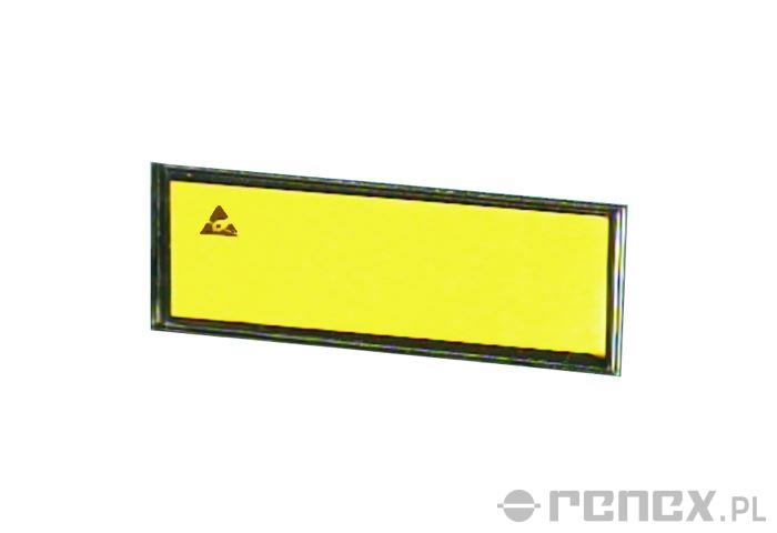 PAPIRNATA NALIJEPNICA, žuta, ESD simbol – 79.5×15 mm